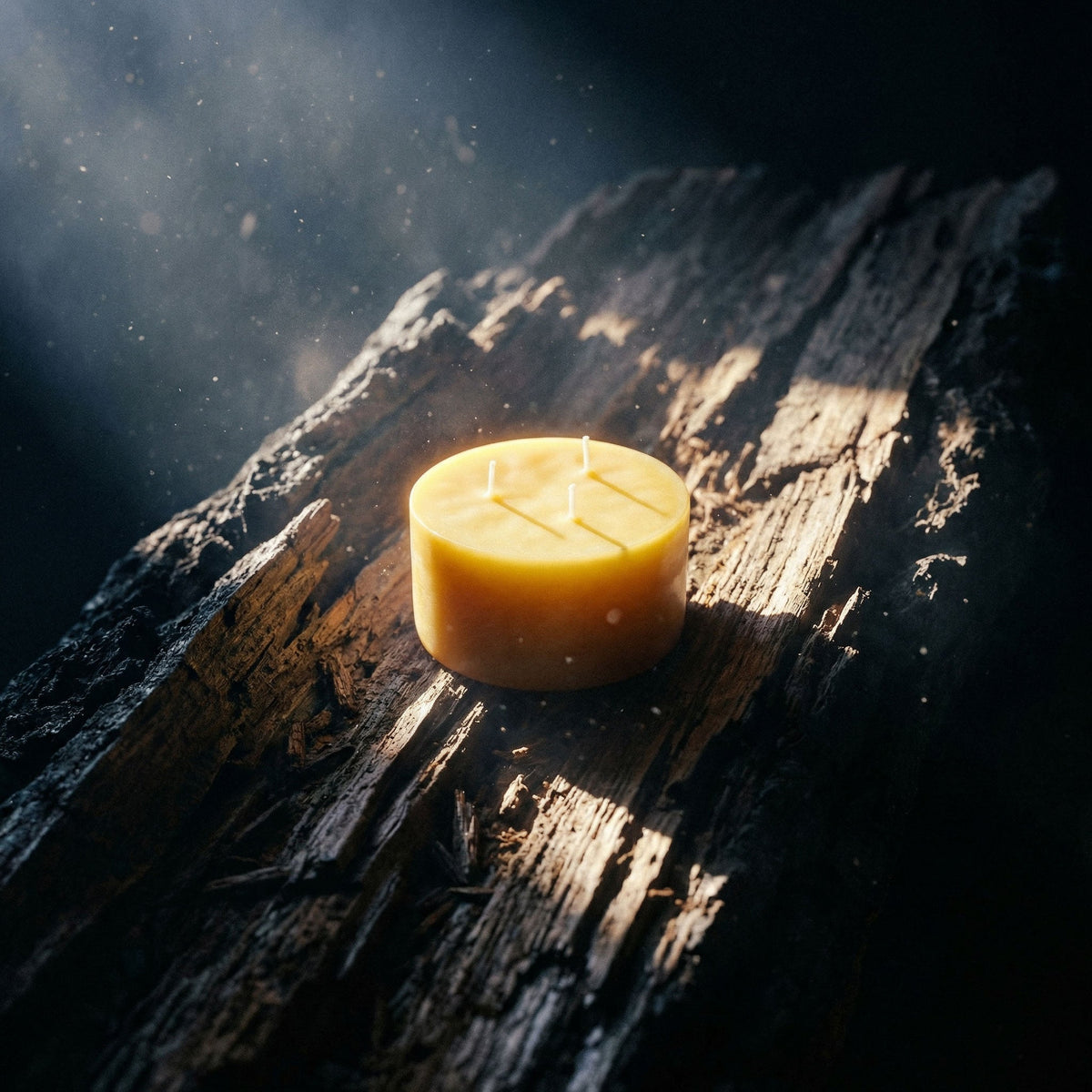 Pure Beeswax Candle in Blown Glass | Heirloom Boulevard
