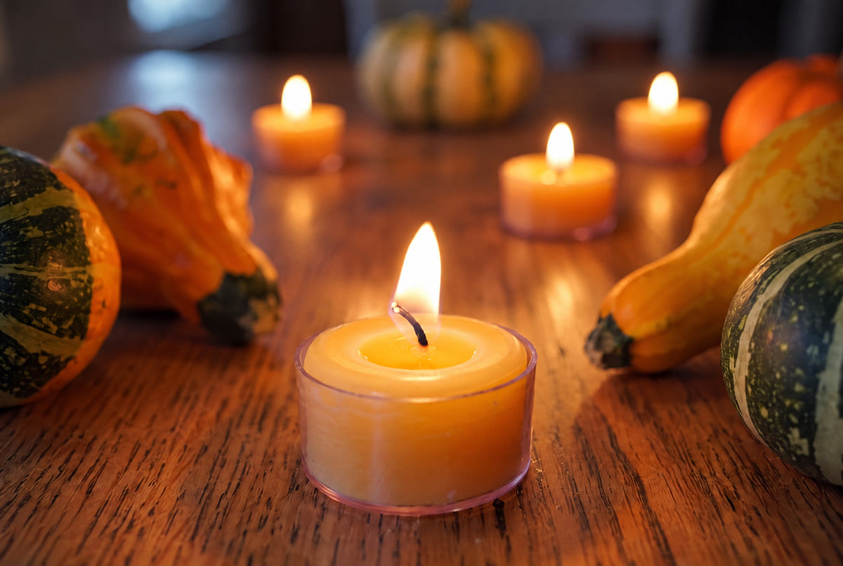 Bluecorn Candles Pure Beeswax Tea Light Candles