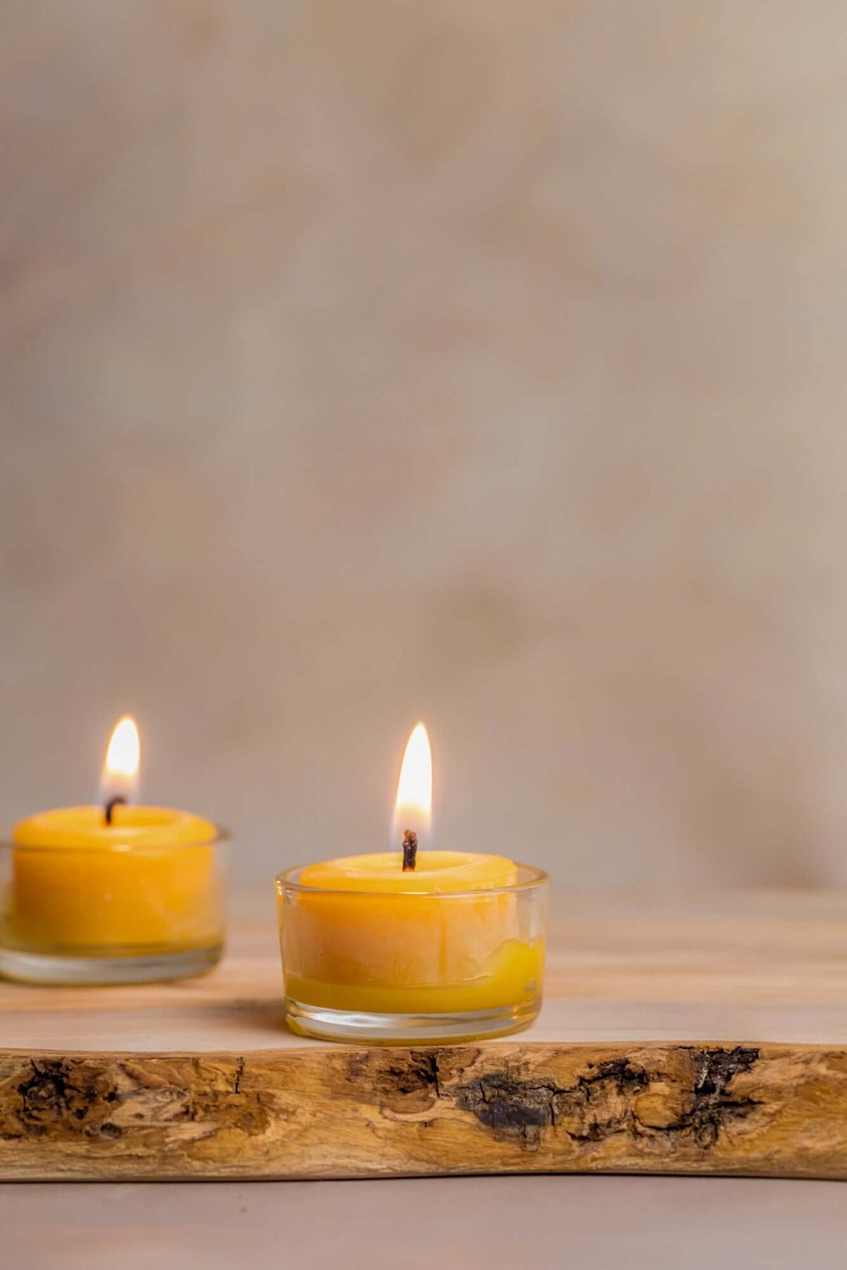 Bluecorn Candles Pure Beeswax Tea Light Candles