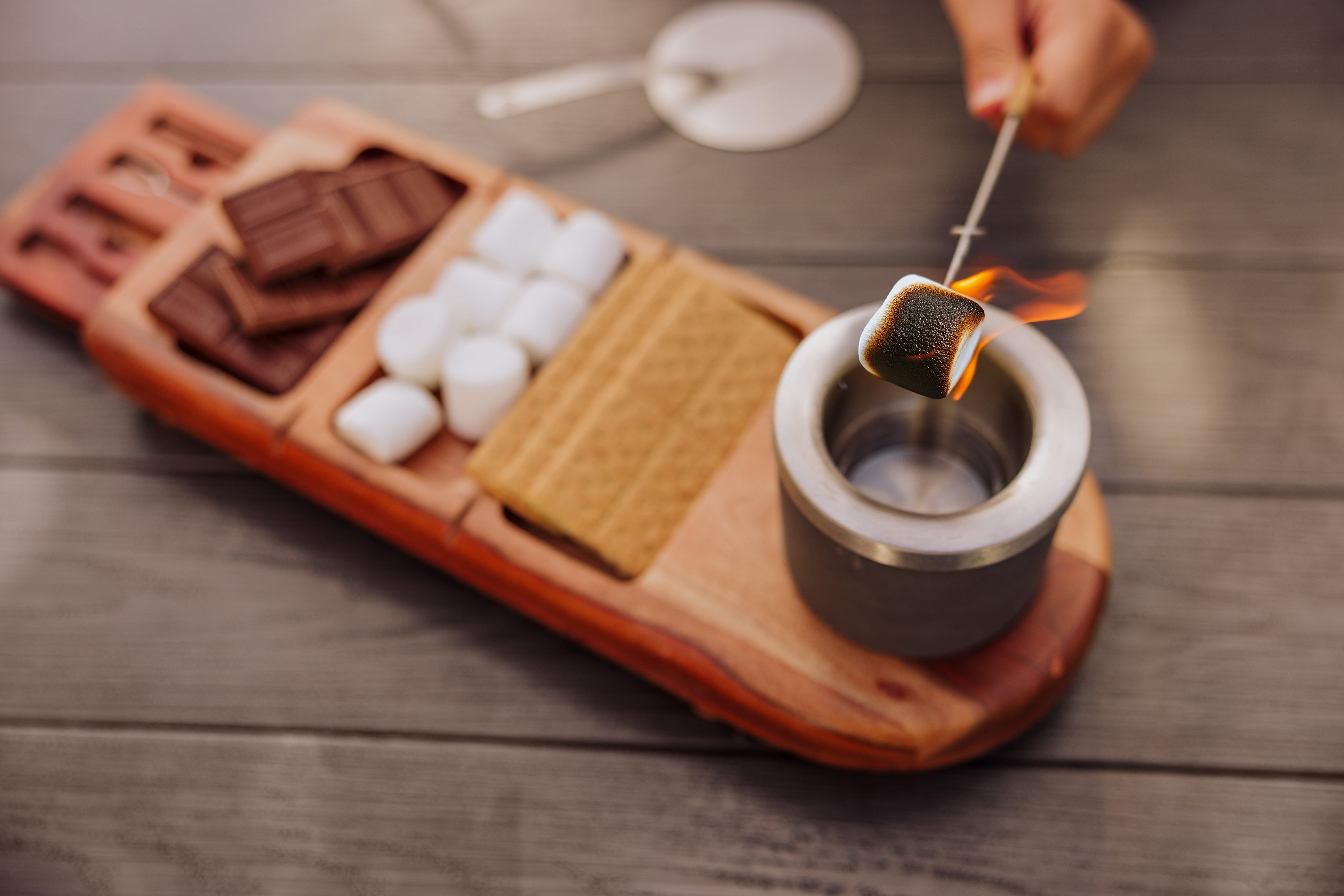 Toscana Dolce S'mores Kit with Tabletop Fire Pit | Heirloom Boulevard