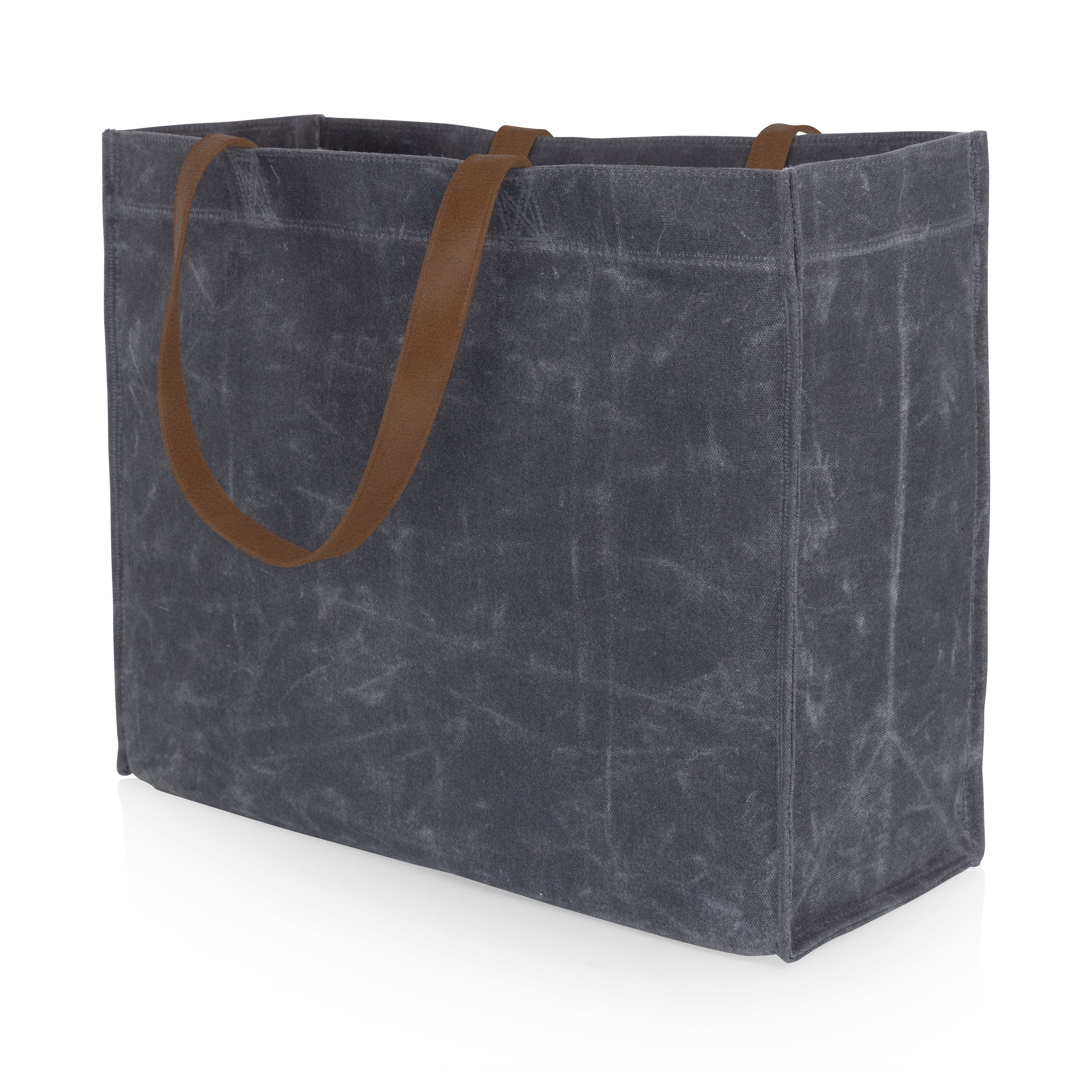 Legacy Market Waxed Canvas Tote with Leatherette Handles | Heirloom Boulevard