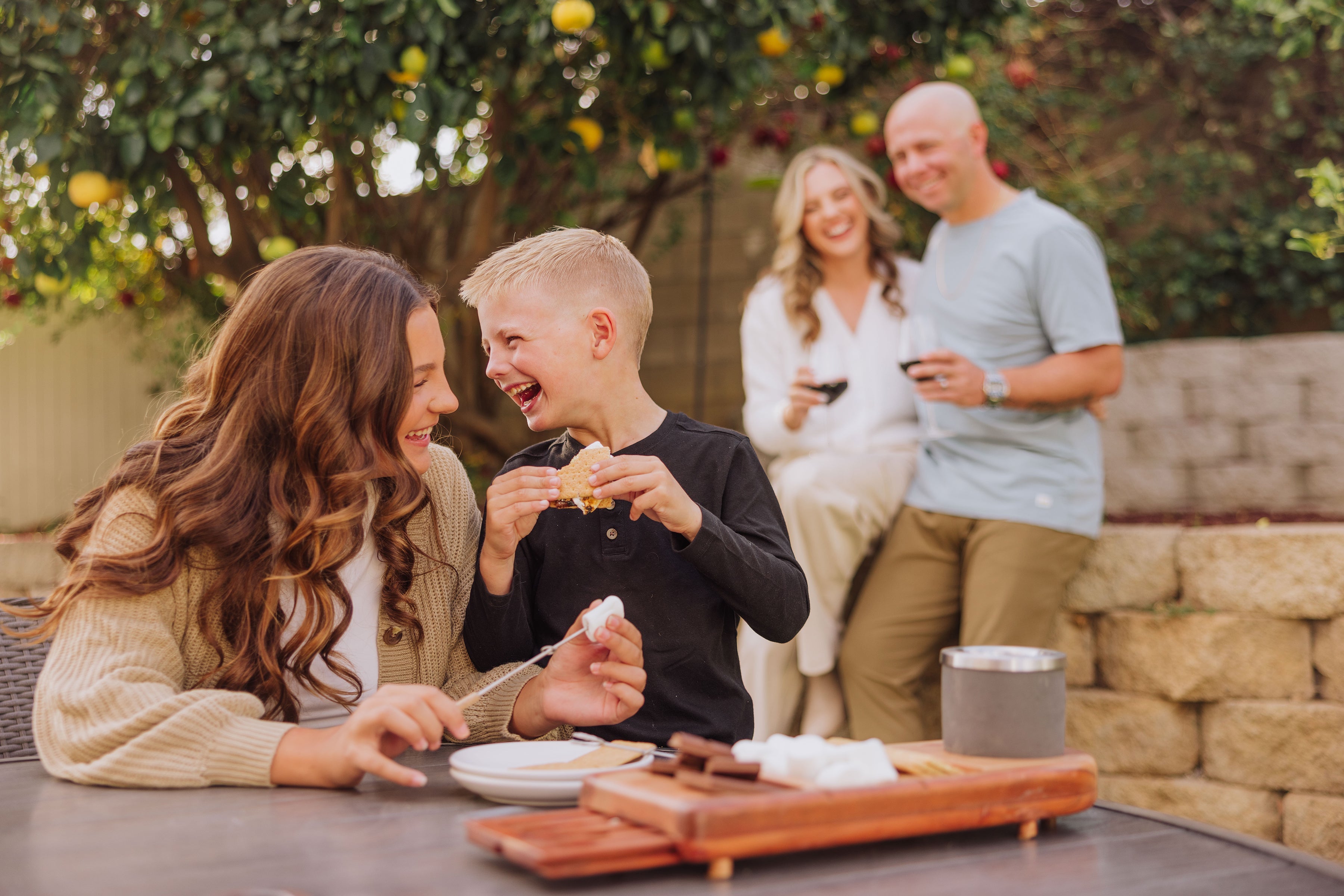 Toscana Dolce S'mores Kit with Tabletop Fire Pit | Heirloom Boulevard