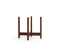 LBE Design Solid Goods - Square Leg - Mahogany Stand Dark 8 Inch | Heirloom Boulevard