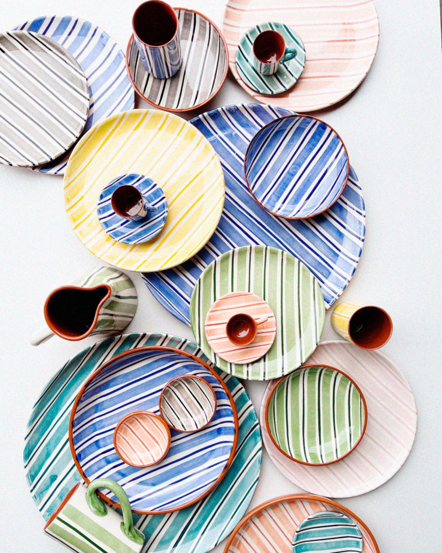 Casa Cubista Cabana Plates and Bowls - Blue atacama home | Heirloom Boulevard