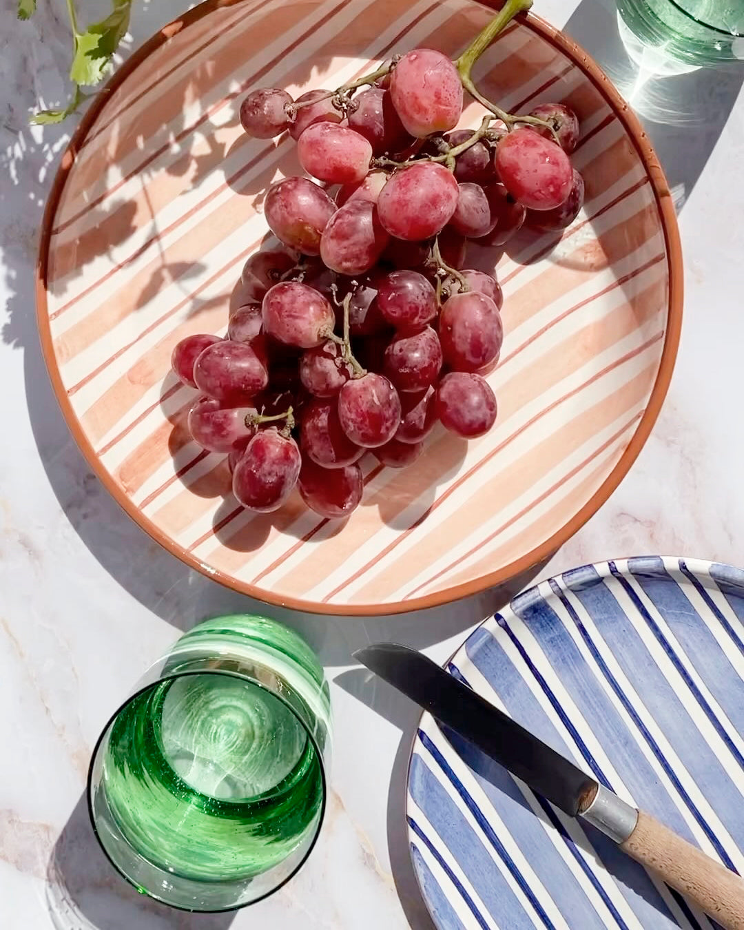 Casa Cubista Cabana Plates and Bowls - Pink atacama home | Heirloom Boulevard