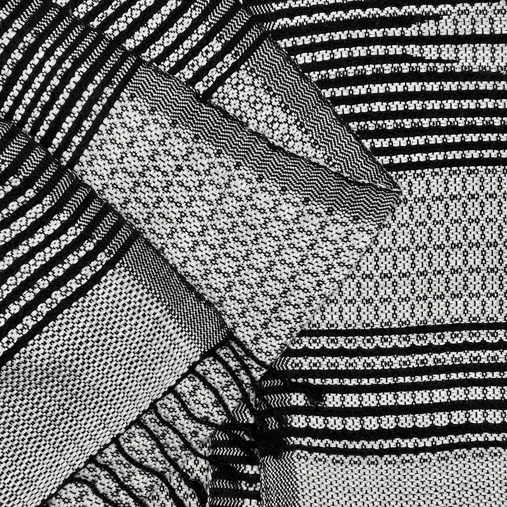 Cambodian Handloom Tapestry Throw SLATE + SALT | Heirloom Boulevard