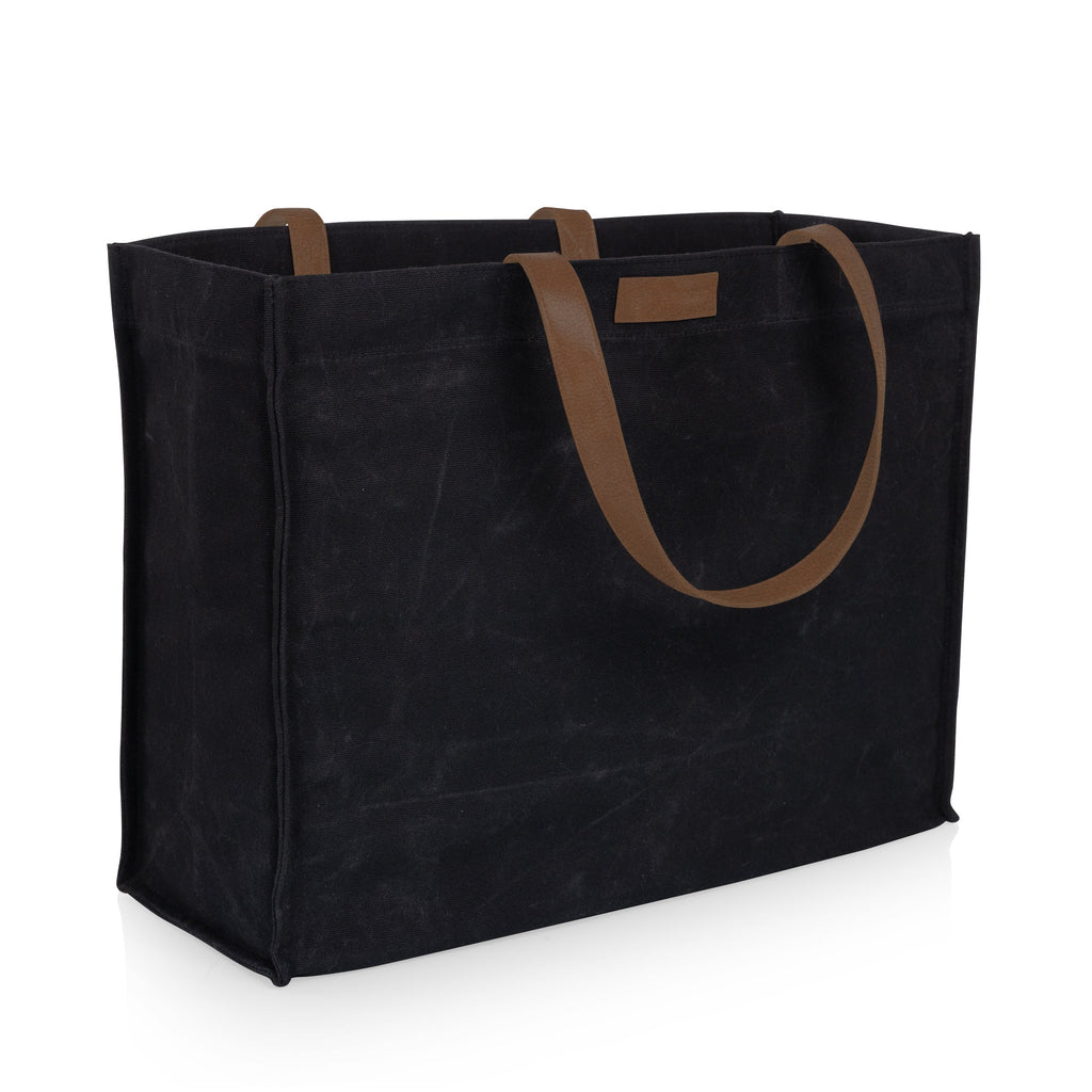 Legacy Market Waxed Canvas Tote with Leatherette Handles