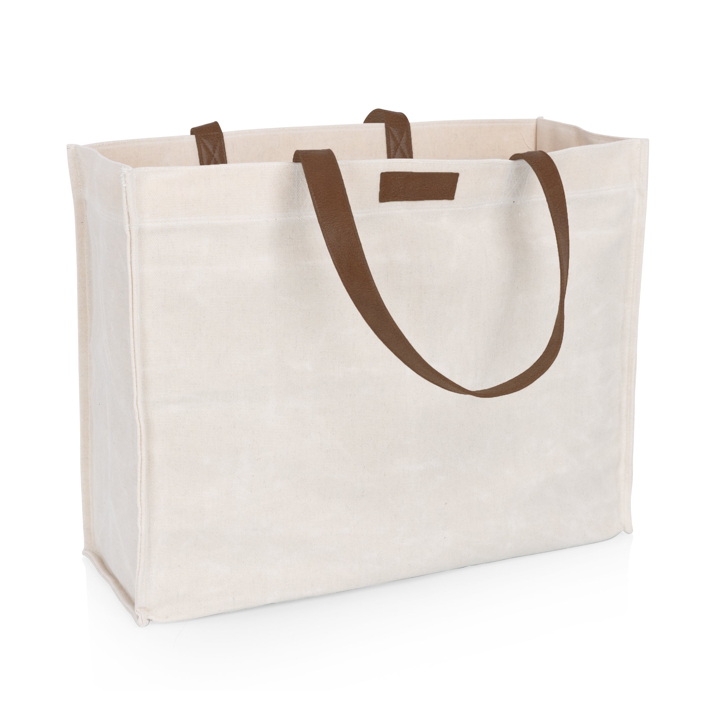 Legacy Market Waxed Canvas Tote with Leatherette Handles | Heirloom Boulevard