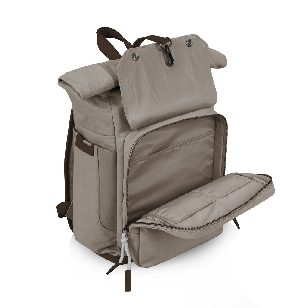 Picnic Time Carmel Roll Top Picnic Backpack Cooler | Heirloom Boulevard