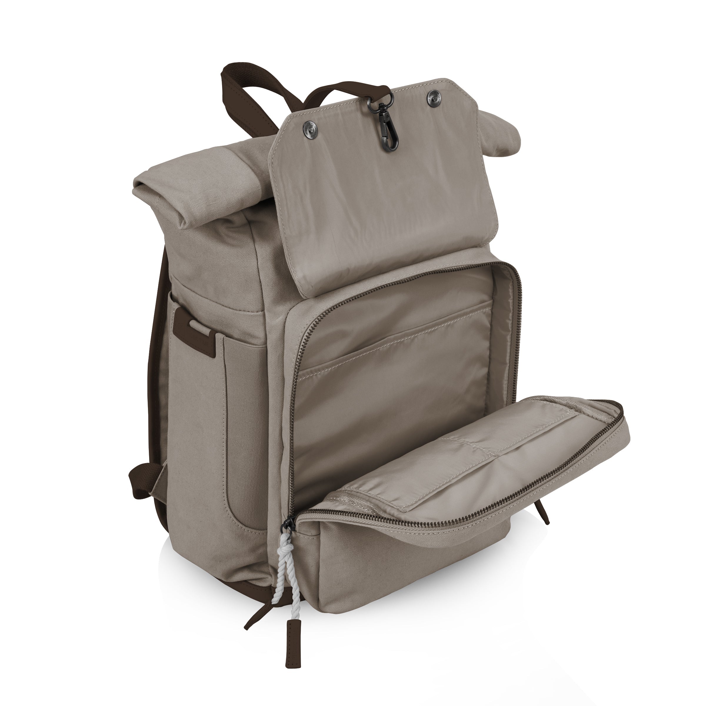 Picnic Time Carmel Roll Top Picnic Backpack Cooler | Heirloom Boulevard