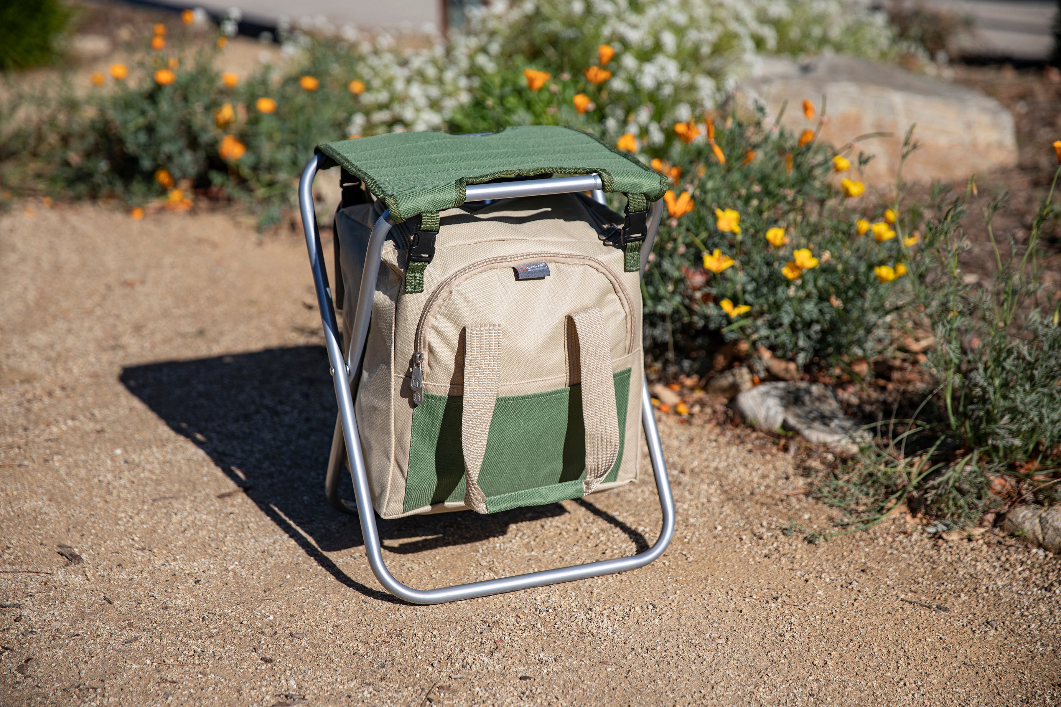 Oniva Gardener Folding Seat with Tools | Heirloom Boulevard
