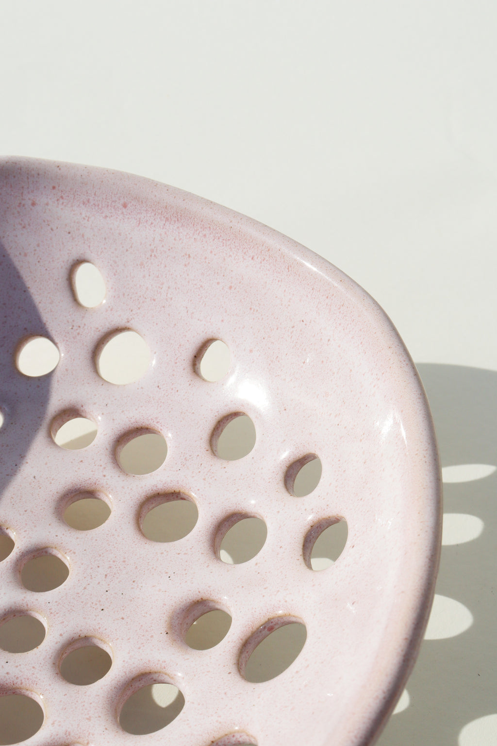 Glazed Garage Ceramics Newland Colander | Seashell | Heirloom Boulevard