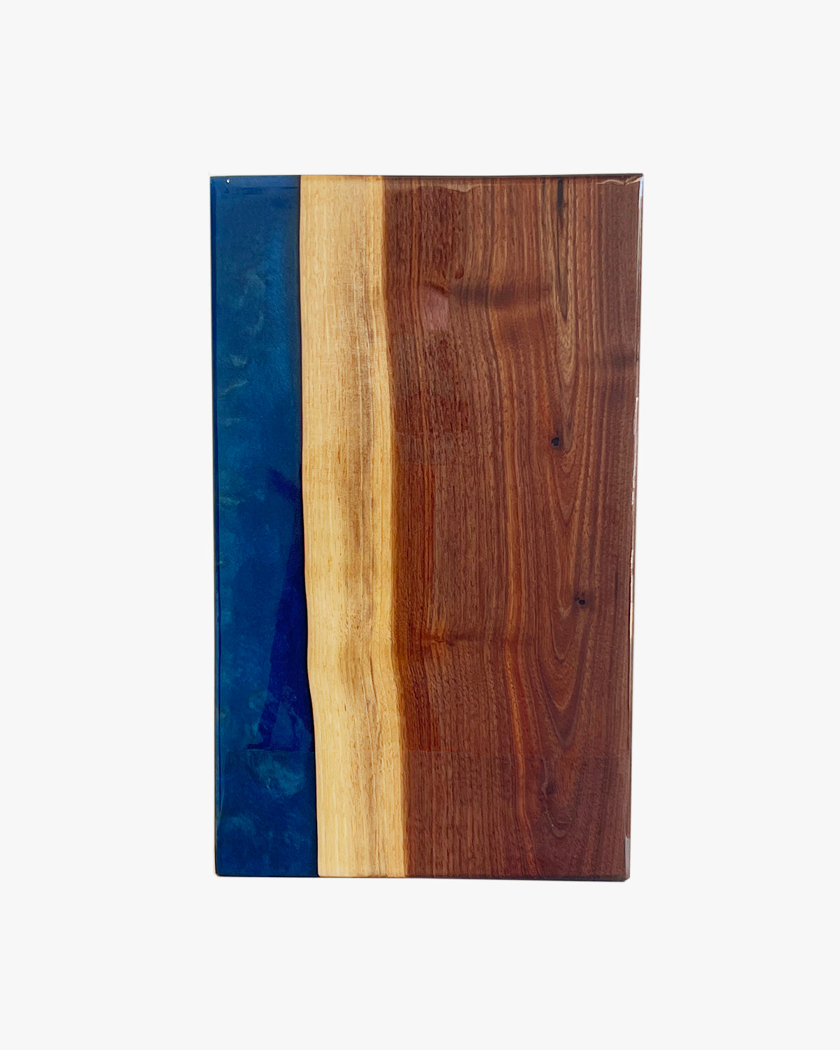 Deep Blue Wood and Resin Serving Board atacama home | Heirloom Boulevard