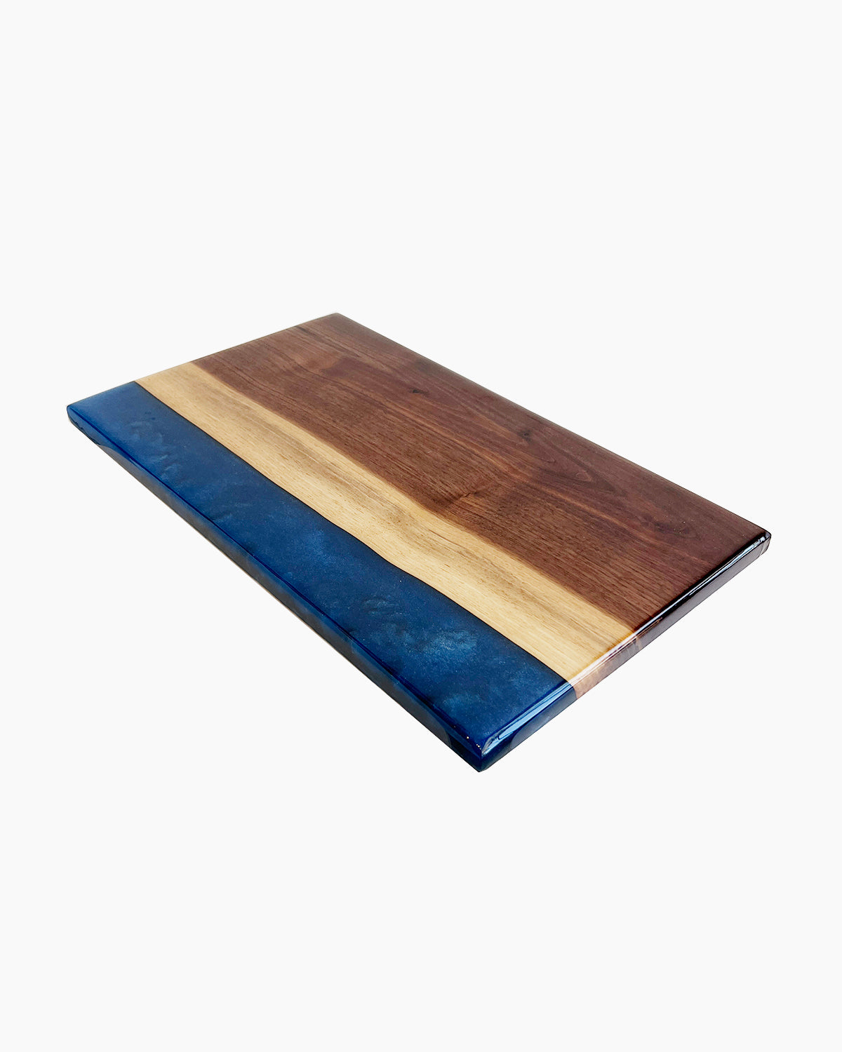 Deep Blue Wood and Resin Serving Board atacama home | Heirloom Boulevard