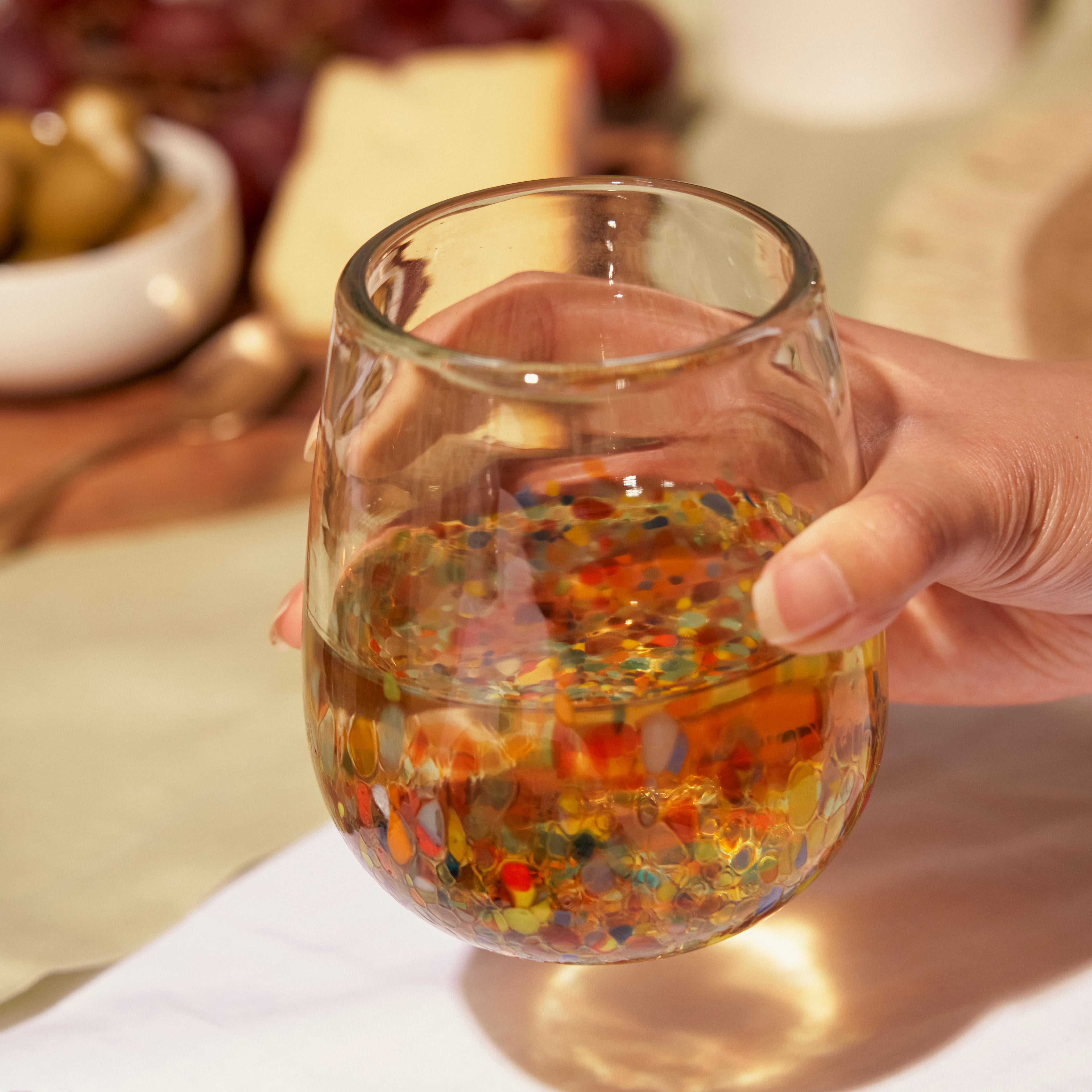 Segunda Vida Artistico Stemless Wine Glasses | Heirloom Boulevard