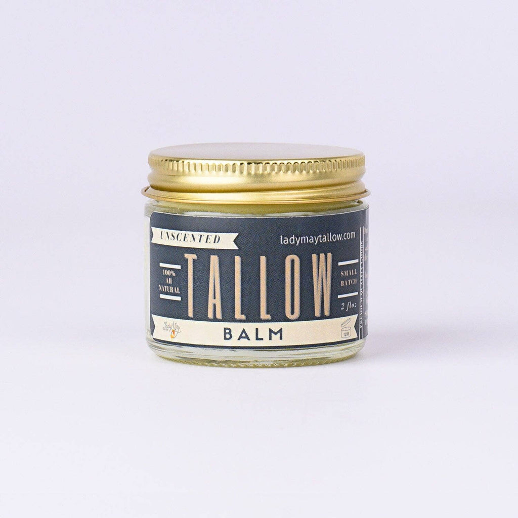 Unscented Tallow Balm – All-Natural Beef Tallow Moisturizer Lady May Tallow | Heirloom Boulevard