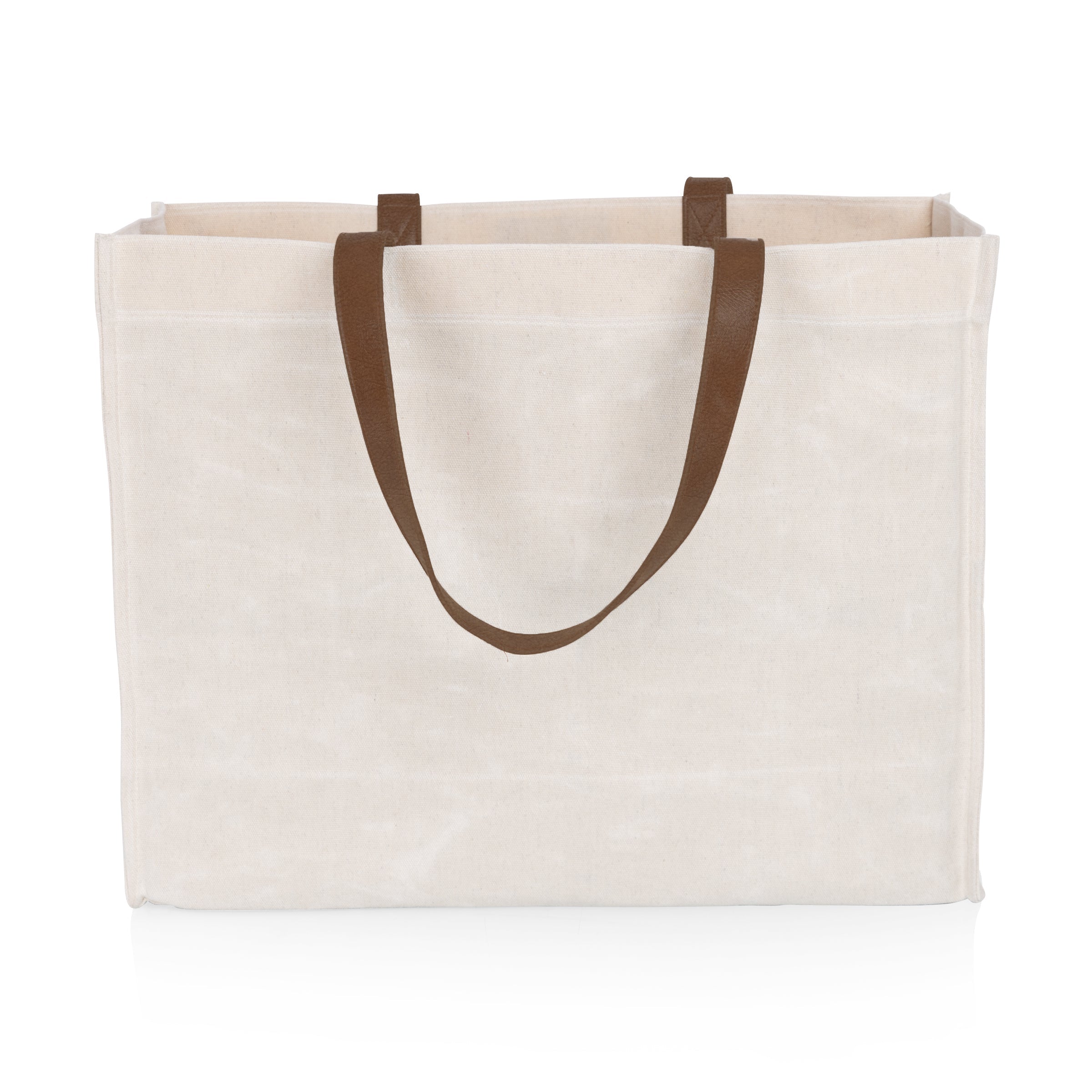 Legacy Market Waxed Canvas Tote with Leatherette Handles | Heirloom Boulevard