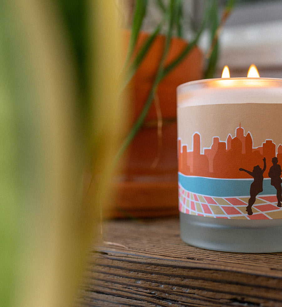Sandal Candle | Disco at the Docks