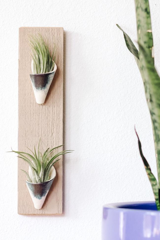Carter + Rose Ceramic Wall Planter, Double Carter + Rose | Heirloom Boulevard