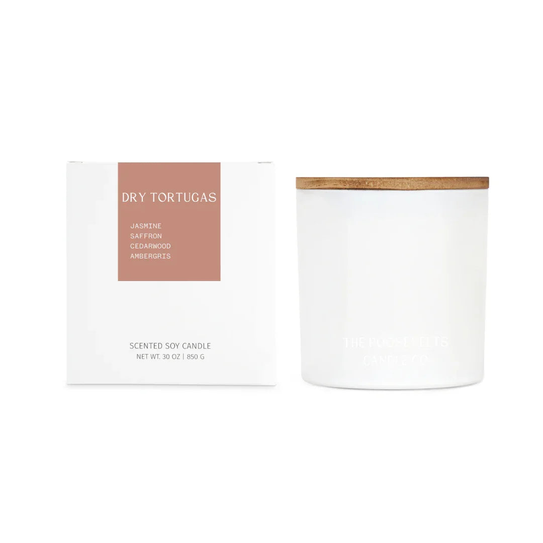 Dry Tortugas 3 Wick Candle The Roosevelts Candle Co. | Heirloom Boulevard