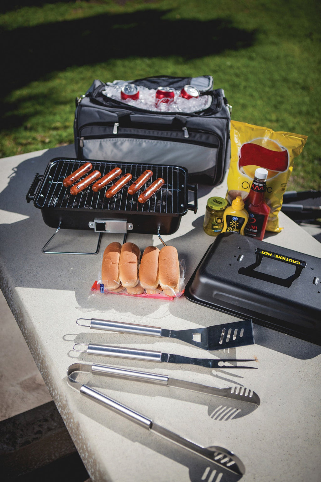 Oniva Buccaneer Portable Charcoal Grill & Cooler Tote | Heirloom Boulevard
