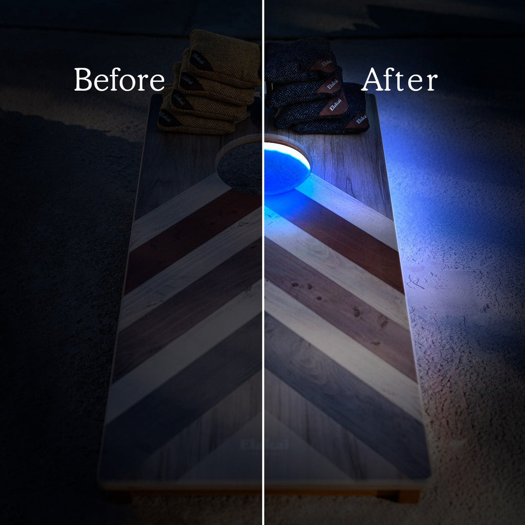 Elakai Mini Eclipse Cornhole Boards Lighting Kit | Heirloom Boulevard