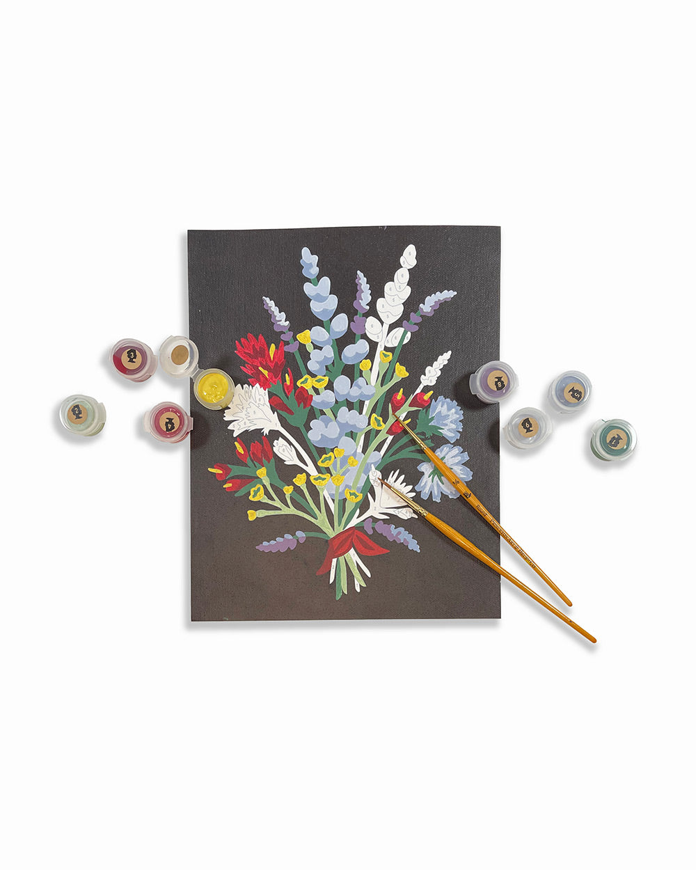 Elle Crée Oregon Wildflowers | 8x10 paint-by-number kit | Heirloom Boulevard