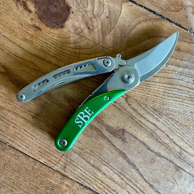 Engraved Gardener's Multi-Tool Gift Box - Tool, Case and Sharpener | Heirloom Boulevard