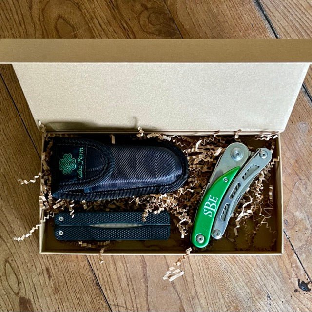 Engraved Gardener's Multi-Tool Gift Box - Tool, Case and Sharpener | Heirloom Boulevard