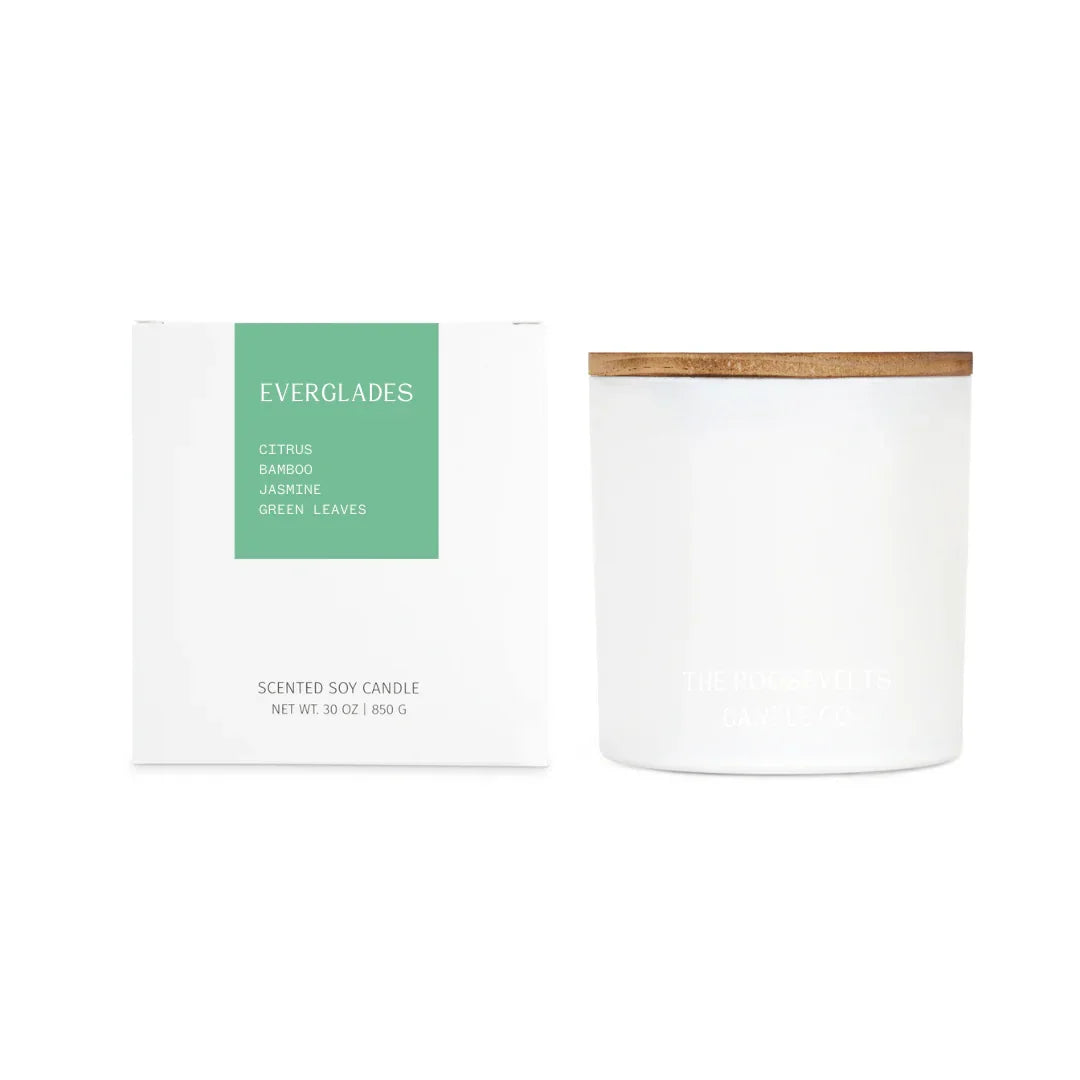 Everglades 3 Wick Candle The Roosevelts Candle Co. | Heirloom Boulevard