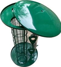 Garden Guru 3-in-1 Outdoor Tube Bird Feeder for Small Wild Birds | Heirloom Boulevard