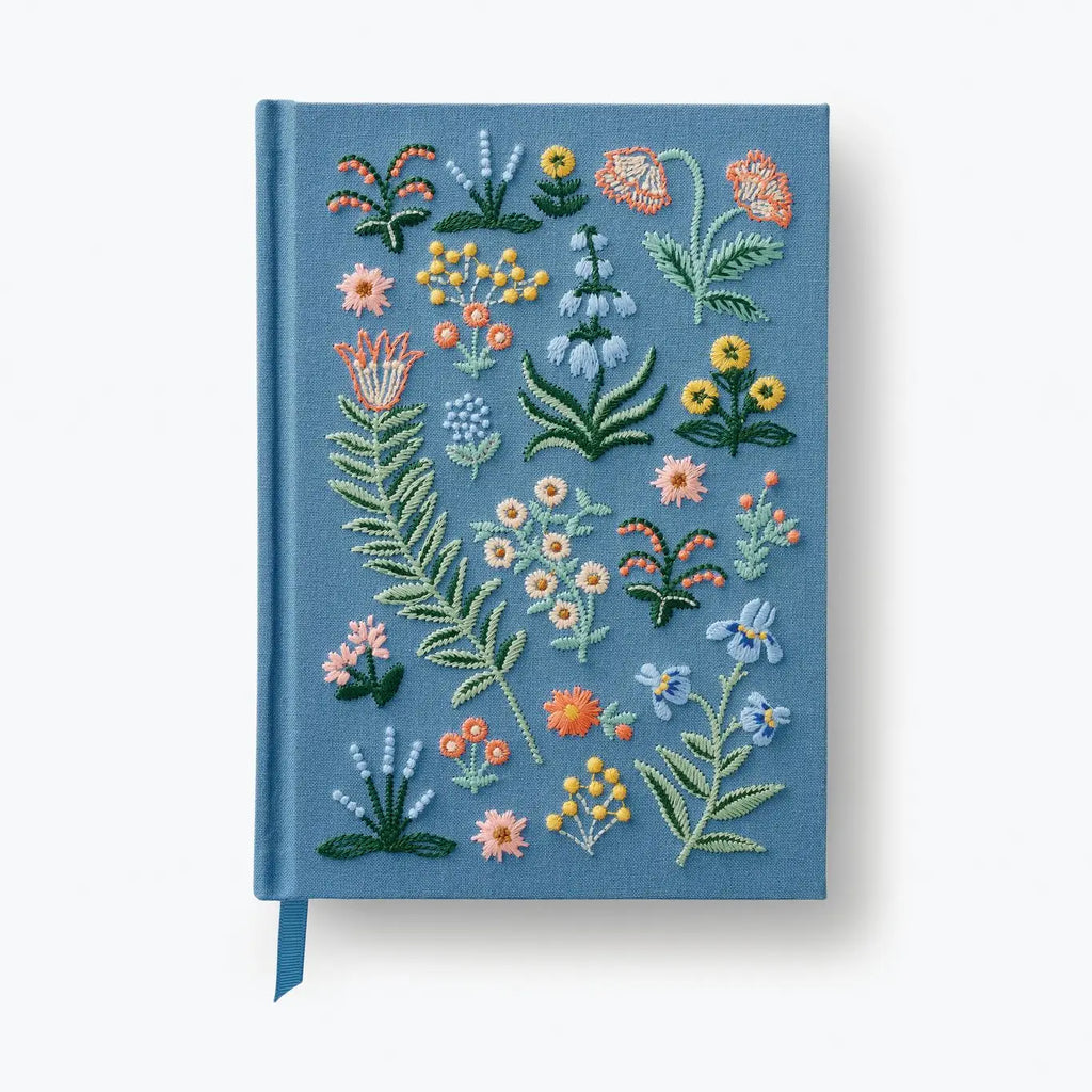 Rifle Paper Co. - Menagerie Garden Embroidered Journal | Heirloom Boulevard