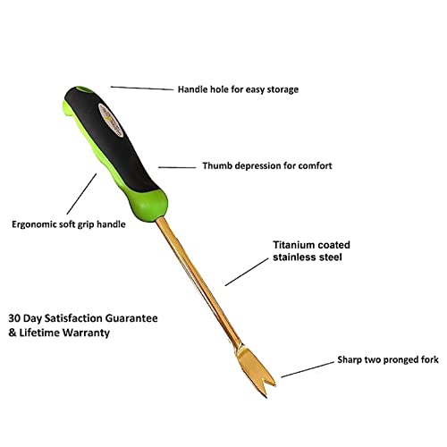 Garden Guru Titanium Dandelion Weeder Tool | Heirloom Boulevard