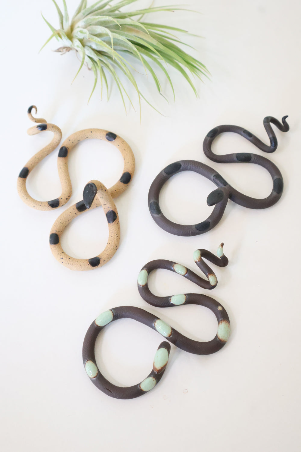 Carter + Rose, 3 Small Ceramic Snakes Carter + Rose | Heirloom Boulevard