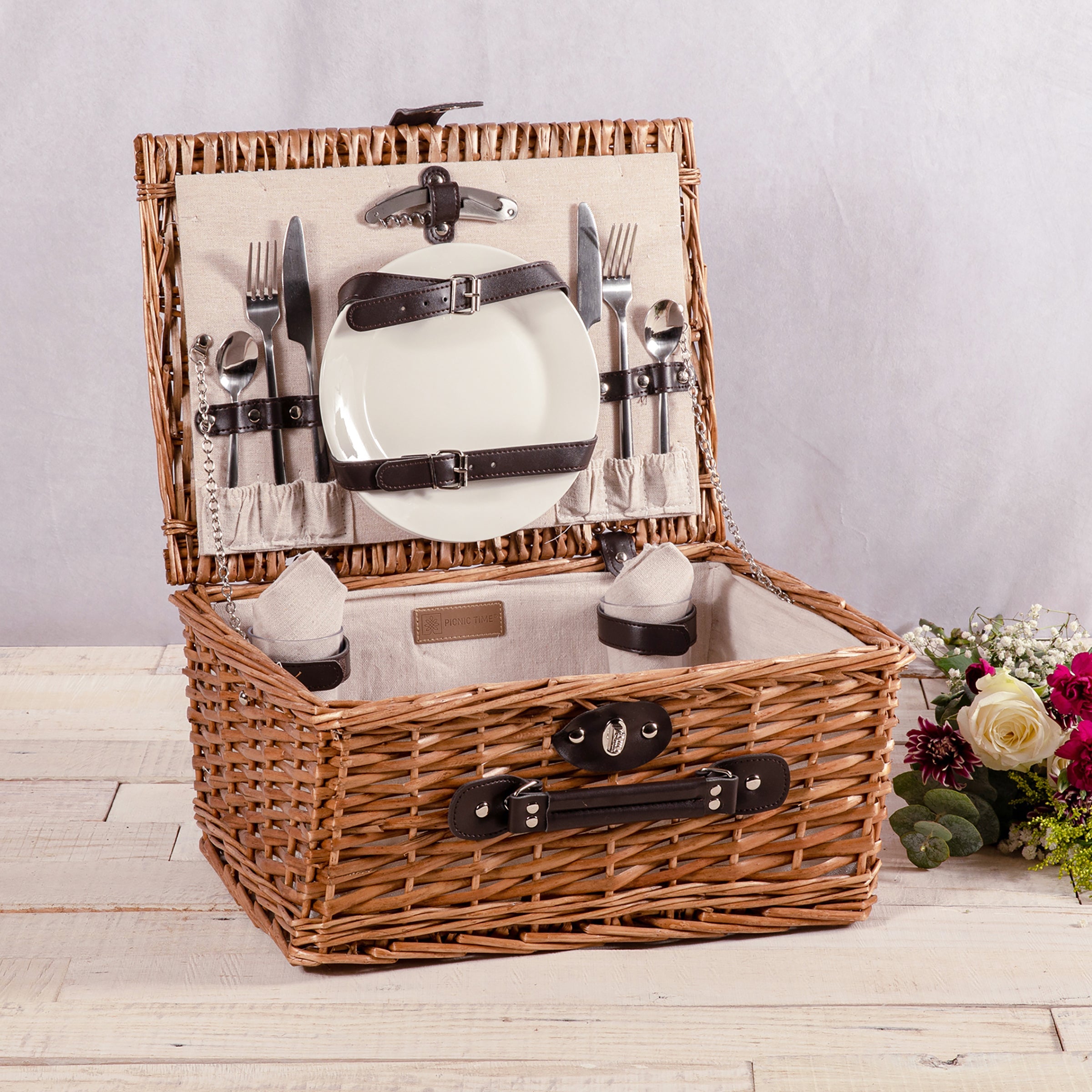 Picnic Time Classic Picnic Basket Default Title | Heirloom Boulevard