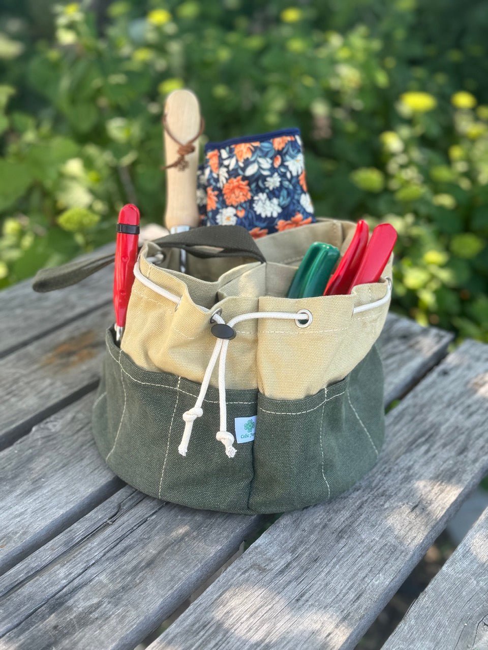 Garden Bucket Bag - Heavy Waxed Canvas | Heirloom Boulevard