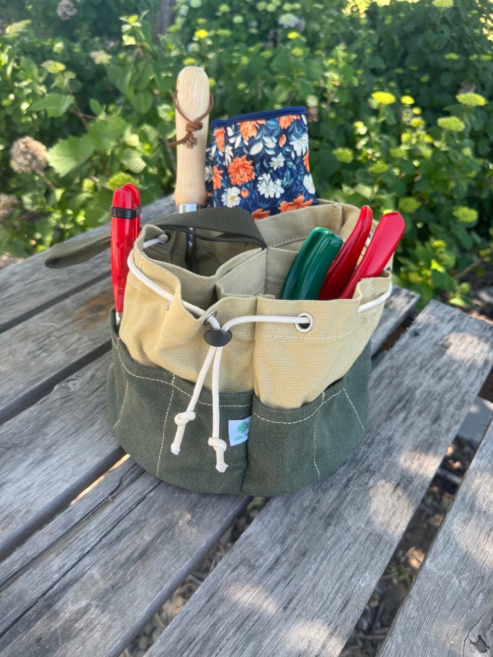 Garden Bucket Bag - Heavy Waxed Canvas | Heirloom Boulevard
