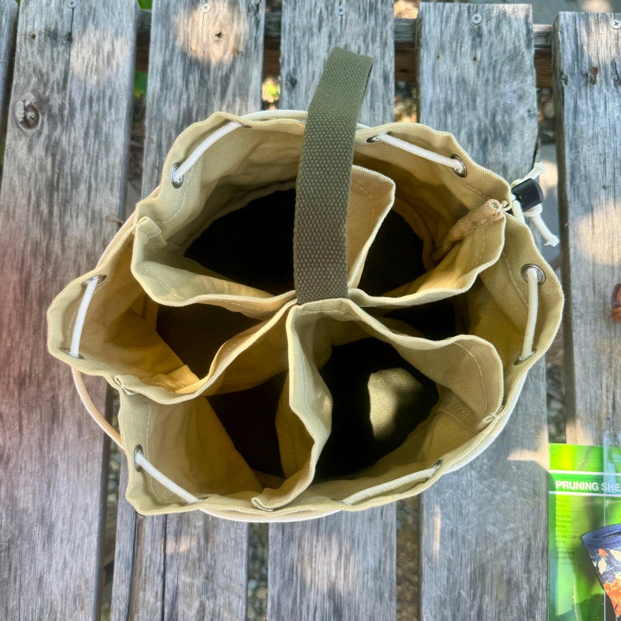 Garden Bucket Bag - Heavy Waxed Canvas | Heirloom Boulevard