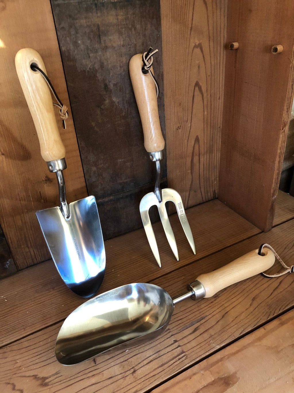 Garden Hand Tool Set - Hardwood and Stainless | Heirloom Boulevard