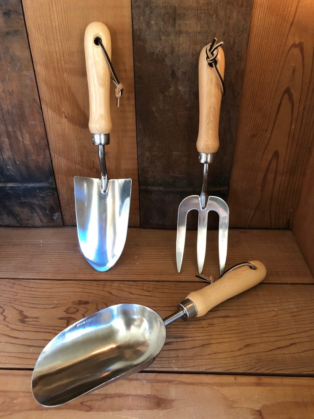 Garden Hand Tool Set - Hardwood and Stainless | Heirloom Boulevard