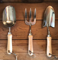 Garden Hand Tool Set - Hardwood and Stainless Burlap Bag (No Additional Cost) | Heirloom Boulevard
