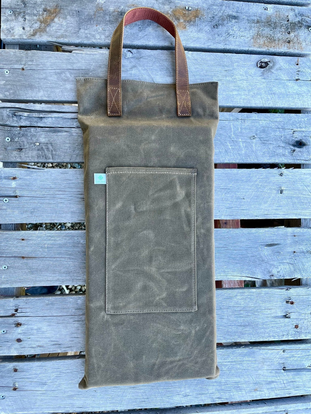 Garden Kneeler Pad - Waxed Canvas Garden Pad | Heirloom Boulevard