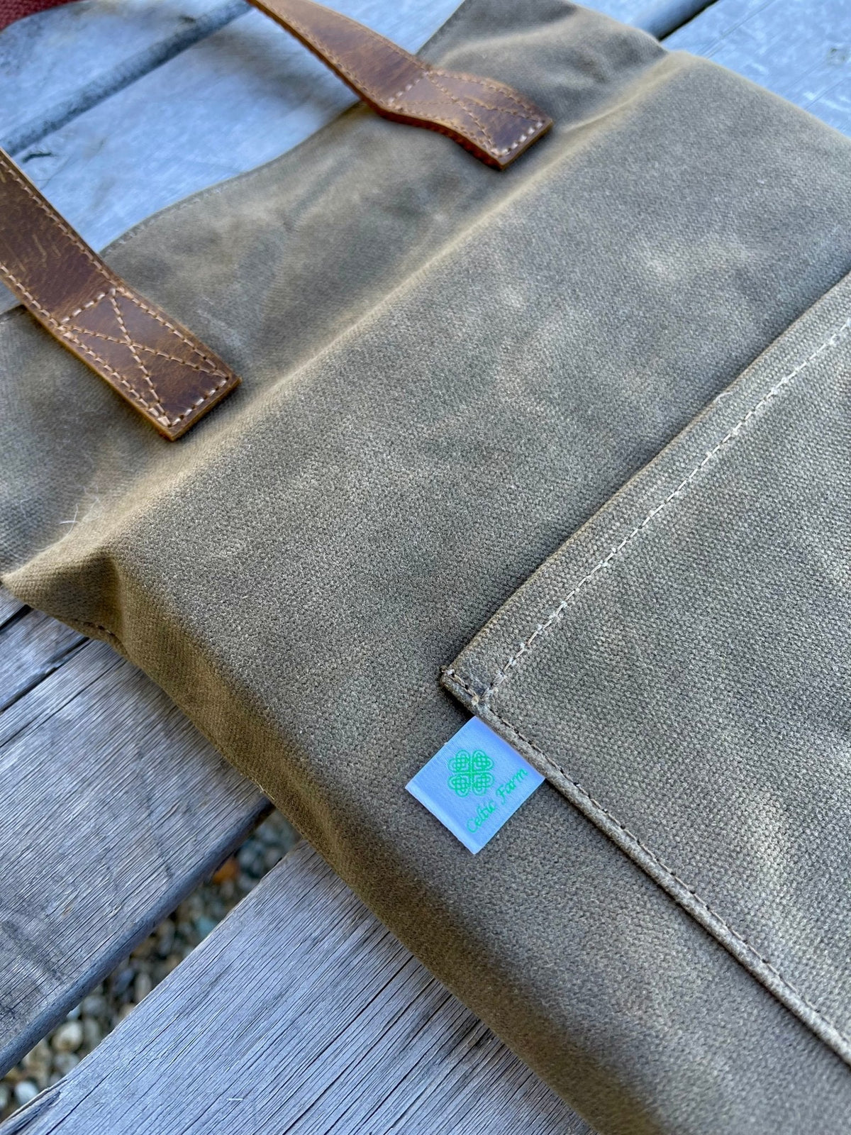 Garden Kneeler Pad - Waxed Canvas Garden Pad | Heirloom Boulevard