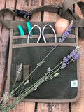 Garden Tool Belt - Waxed Canvas for Gardening Hunter Green | Heirloom Boulevard