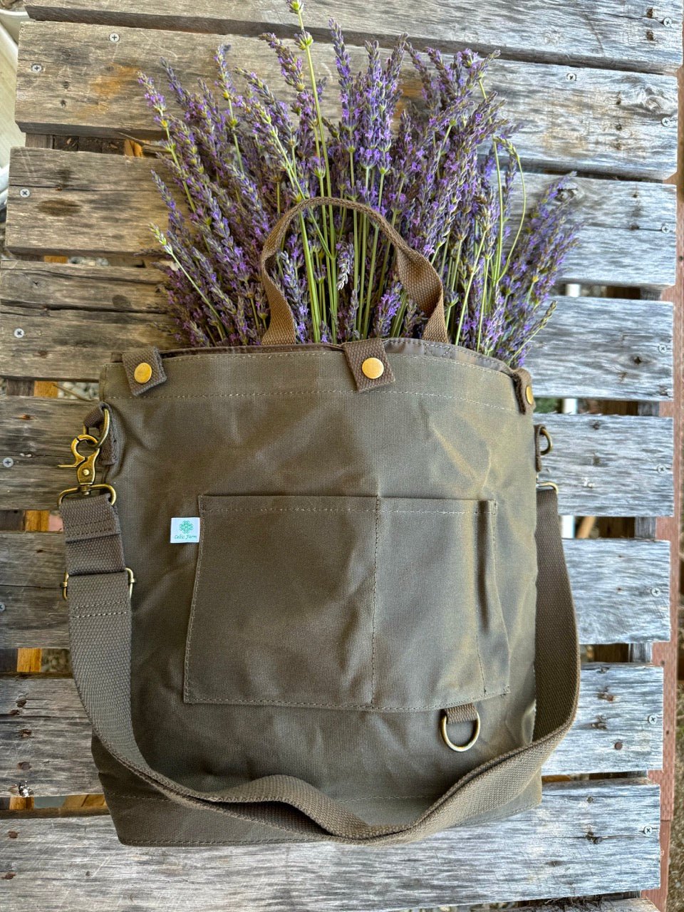 Gardener's Multipurpose Shoulder Bag | For Tools, the Market or Harvest | Heirloom Boulevard