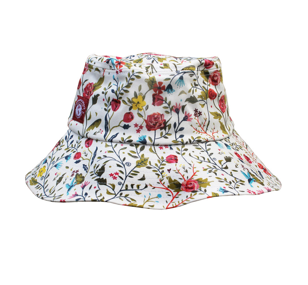 Womanswork Cotton Bucket Sun Hat in Garden of Paradise | Heirloom Boulevard