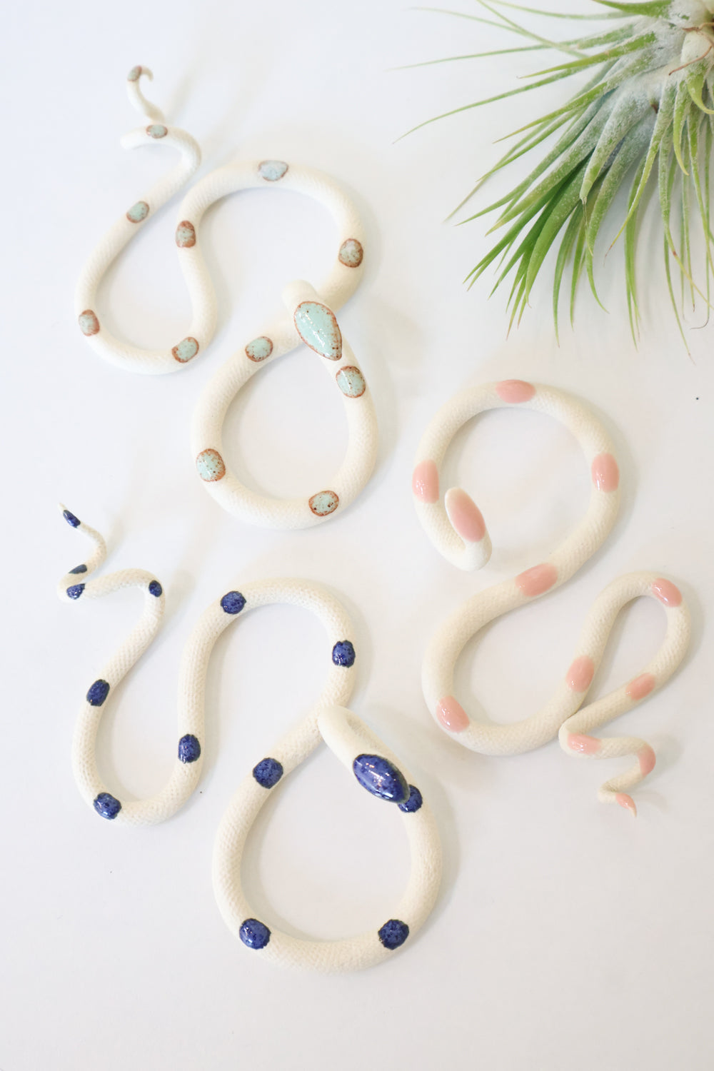 Carter + Rose, 3 Small Ceramic Snakes Carter + Rose | Heirloom Boulevard