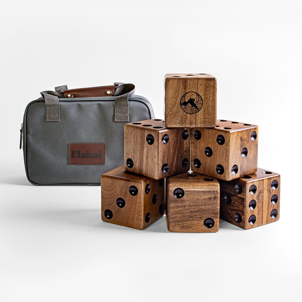 Elakai Giant Wood Dice | Heirloom Boulevard
