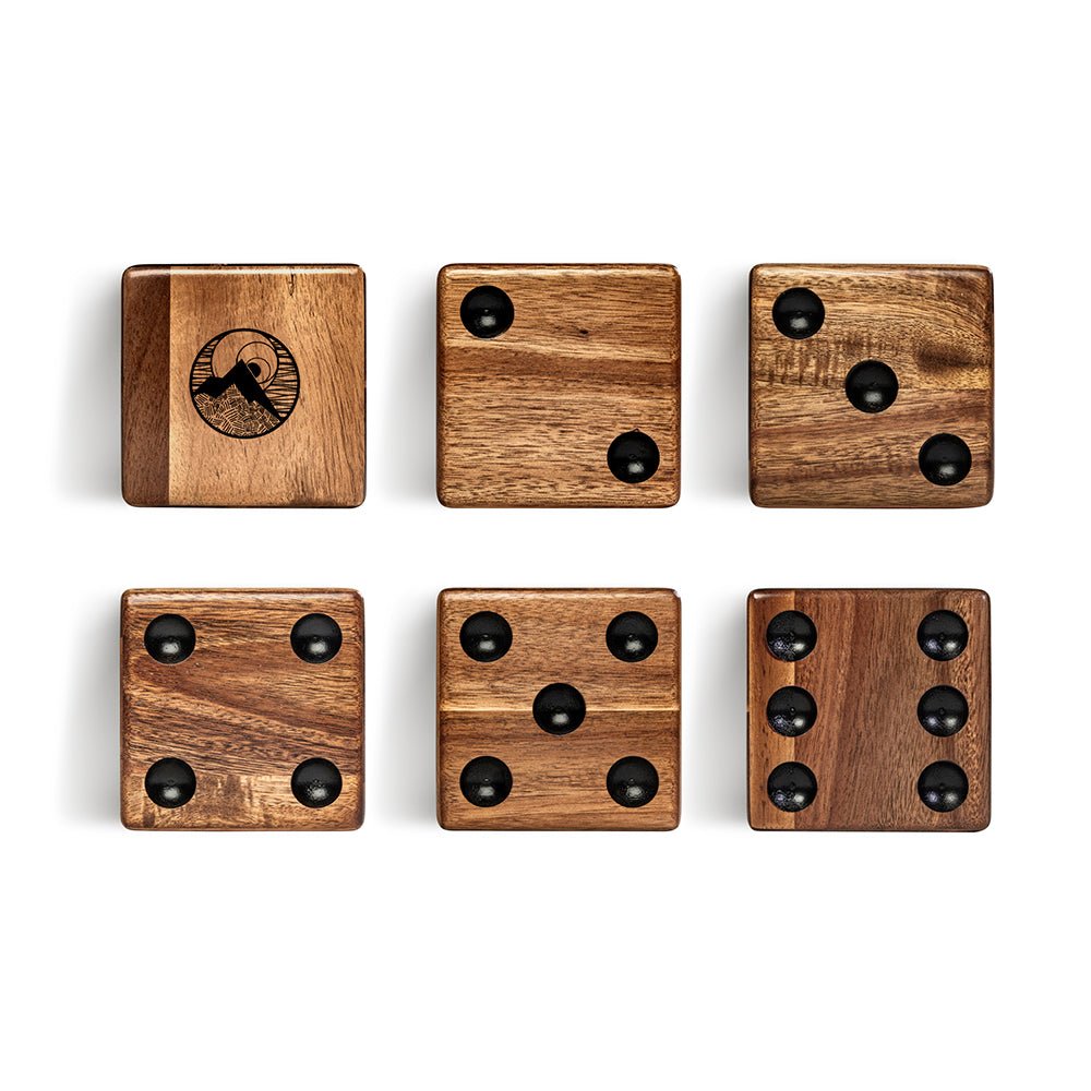 Elakai Giant Wood Dice | Heirloom Boulevard