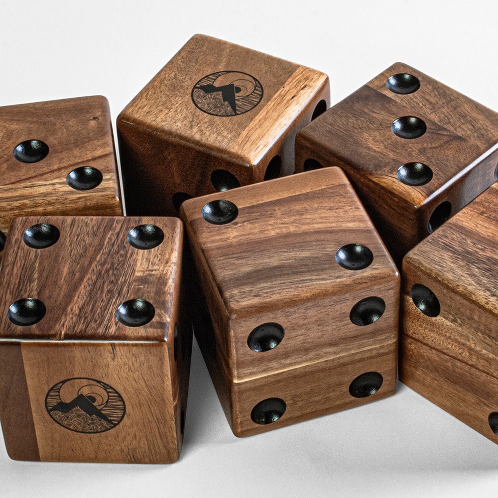Elakai Giant Wood Dice | Heirloom Boulevard